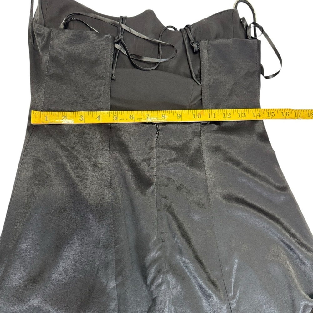 For love y lemons.Elegant Black Women's Sleepwear Dress - Picture 7 of 11